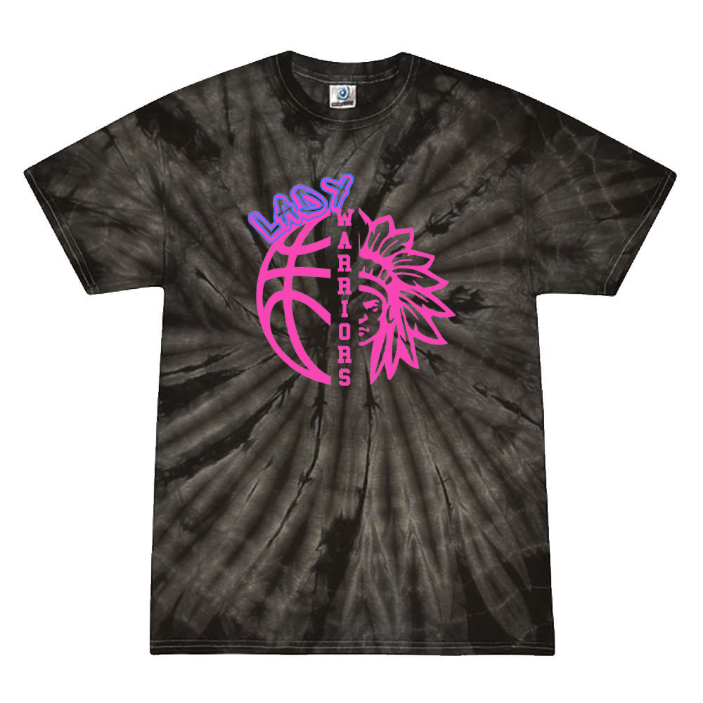 NMB Lady Warriors Basketball Multi-Color Tie-Dyed T-Shirt