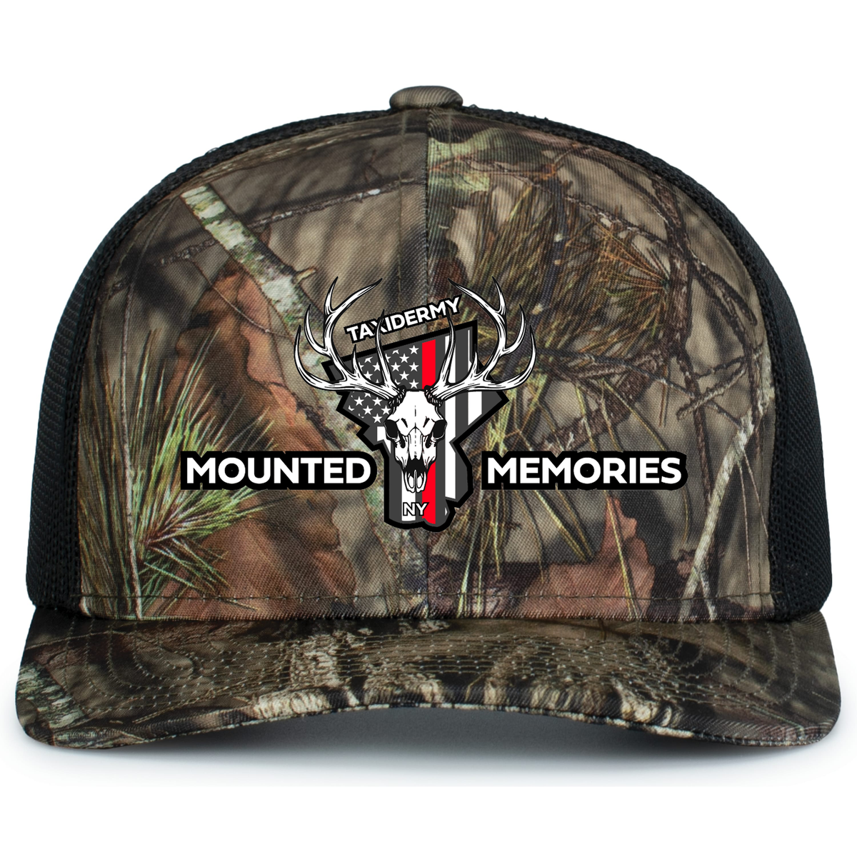 Mounted Memories Camo Snapback Trucker Cap