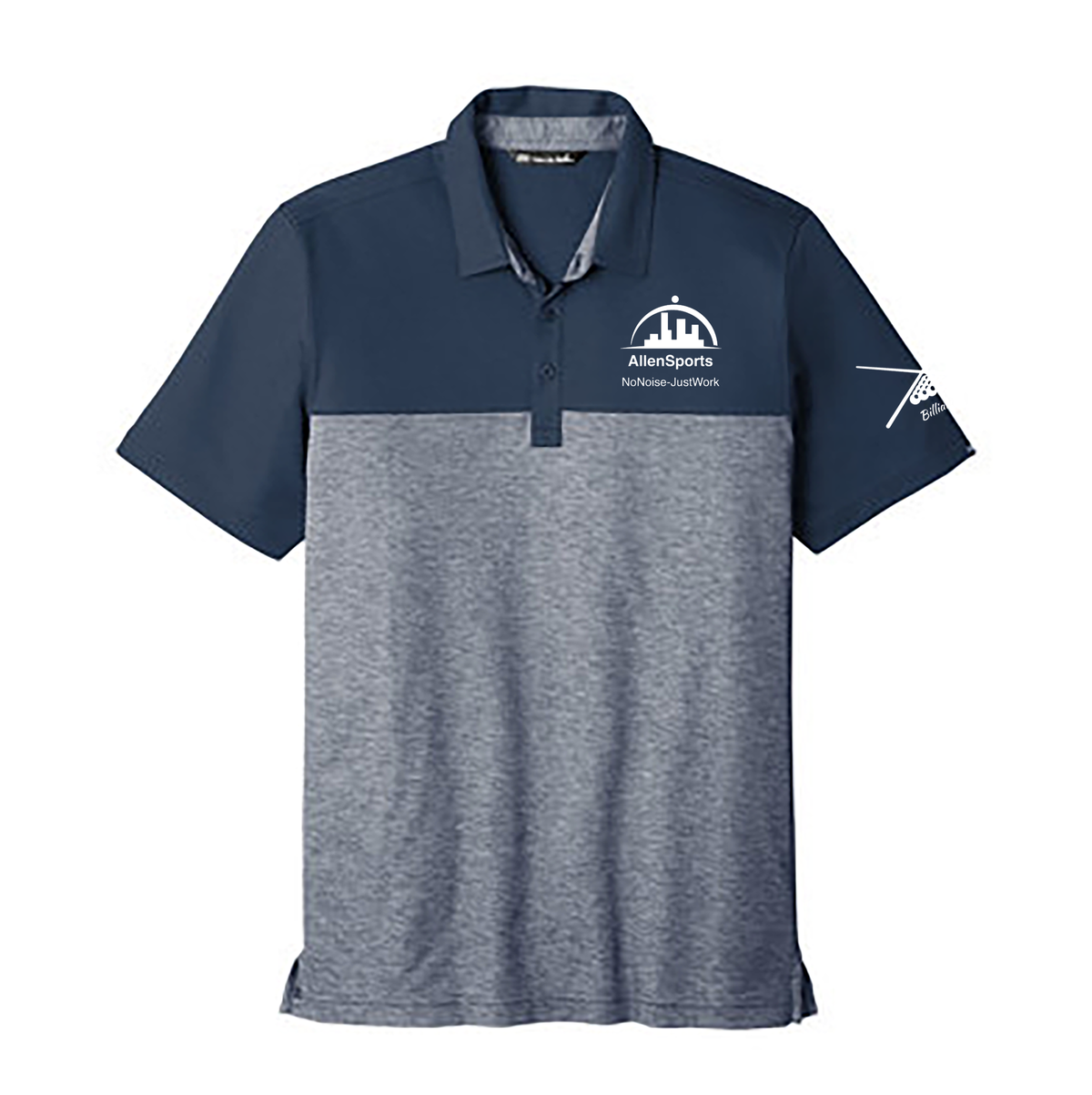 AllenSports Blocked Polo
