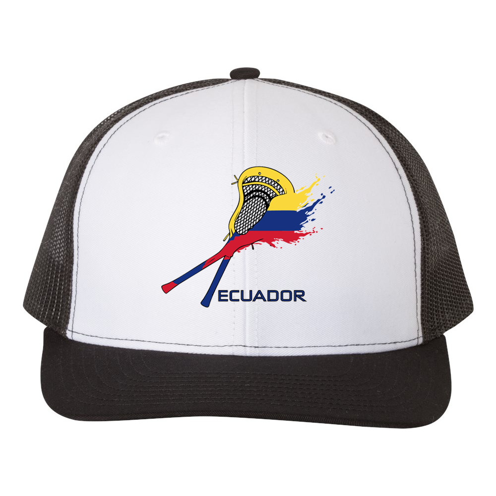Ecuador Lacrosse Snapback Trucker Cap