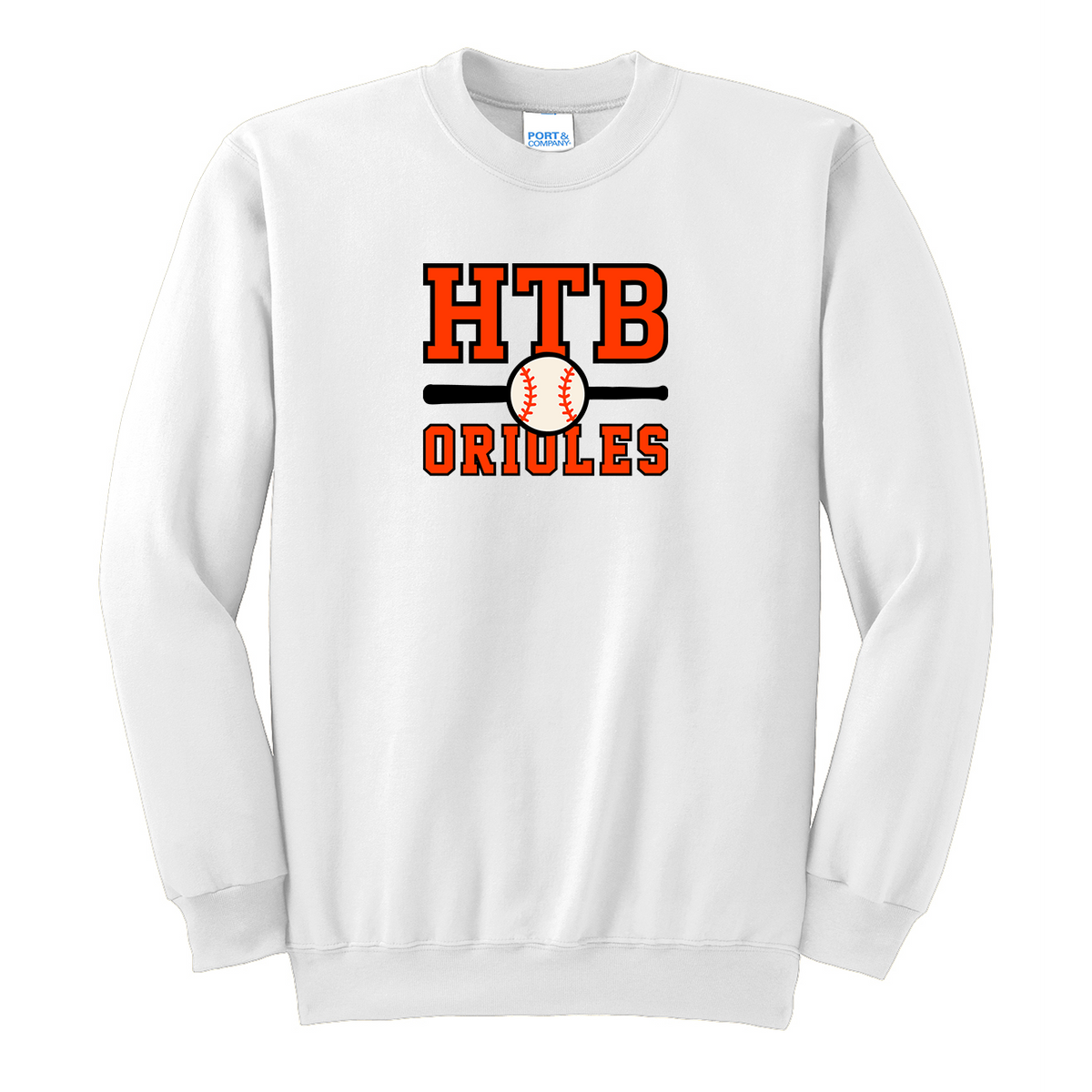 Hayes Travel Baseball Crew Neck Sweater