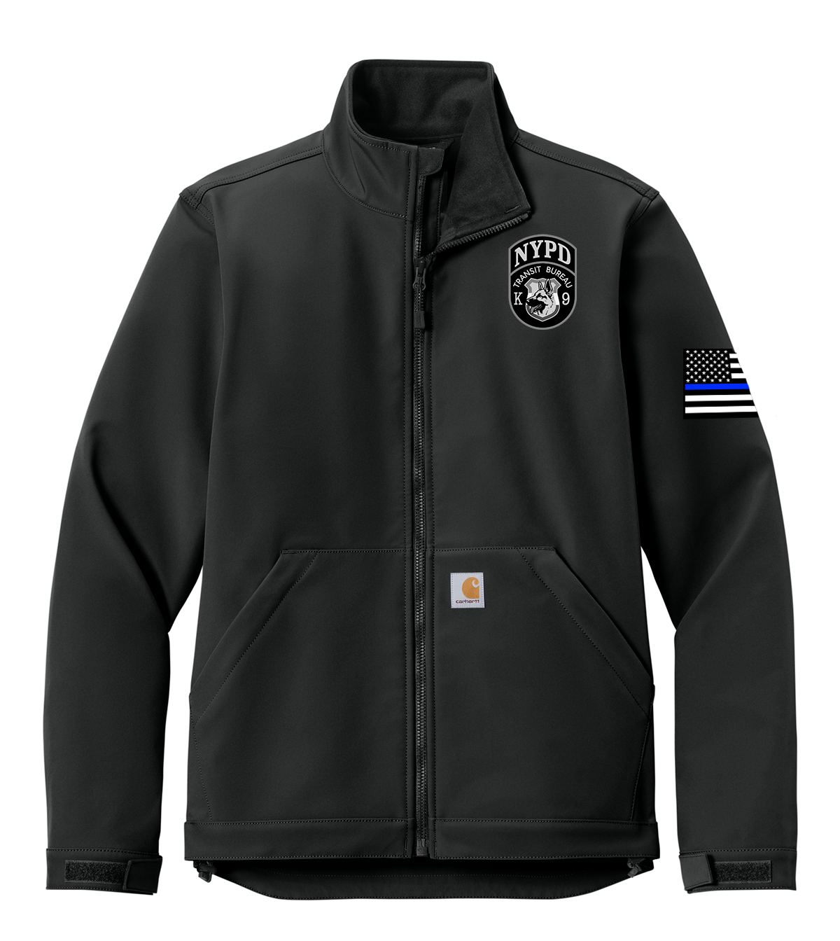 NYPD Transit K9 Carhartt Rain Defender Soft Shell Jacket