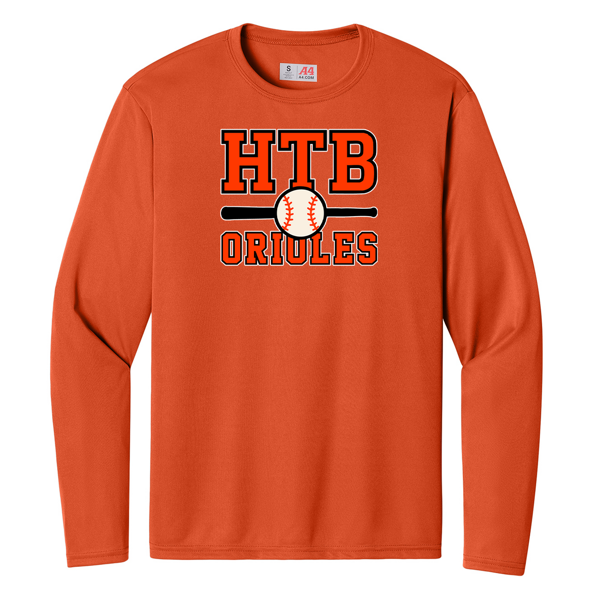 Hayes Travel Baseball A4 Cooling Performance Long Sleeve Crew