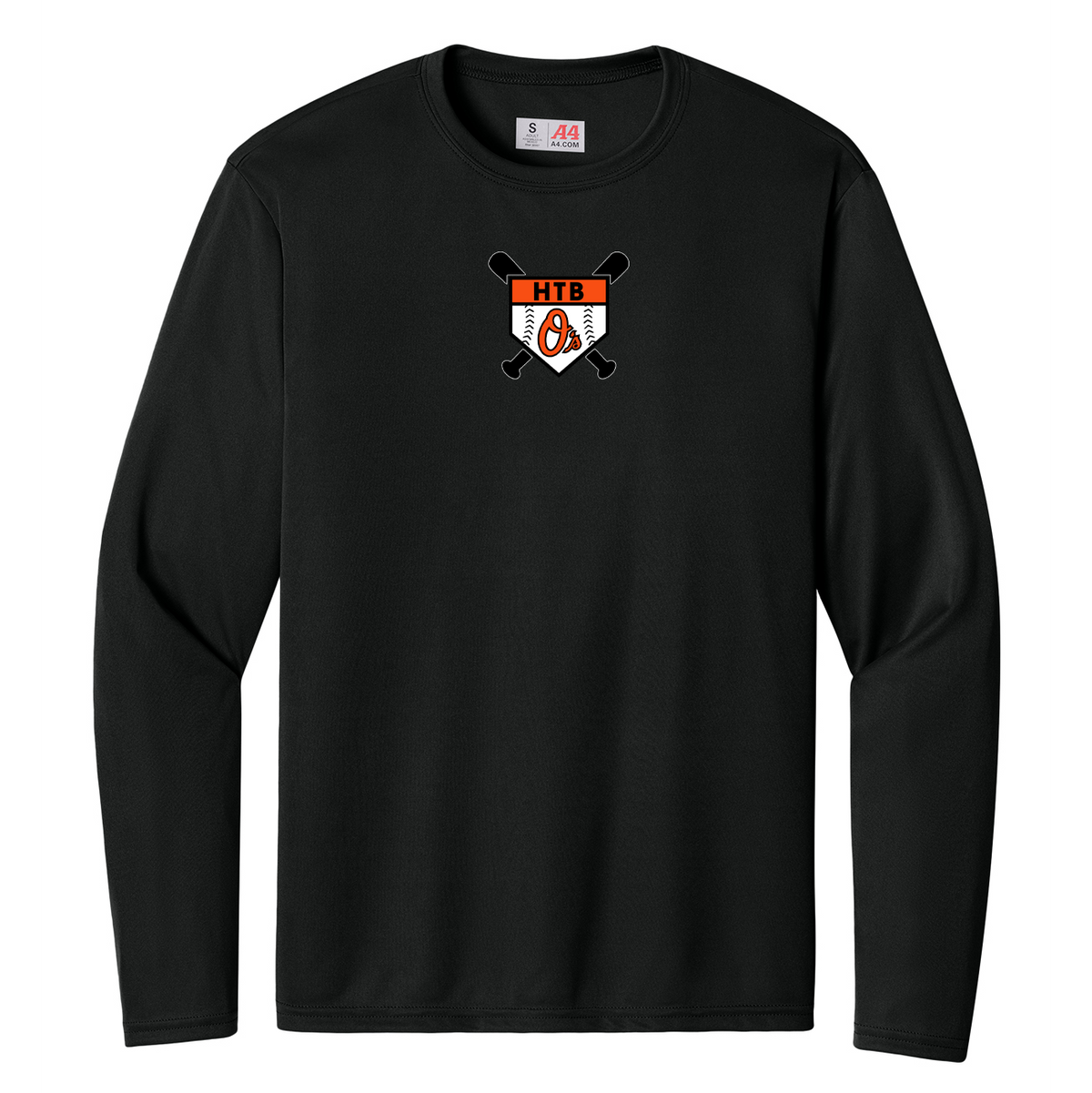 Hayes Travel Baseball A4 Cooling Performance Long Sleeve Crew