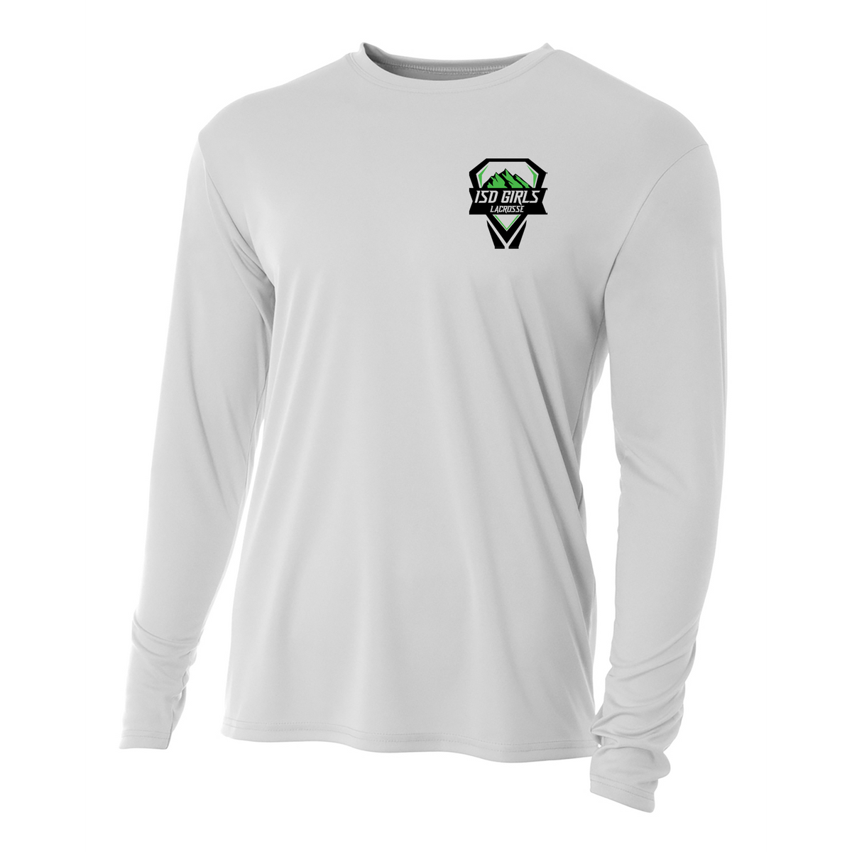 ISD Girl's Lacrosse A4 Cooling Performance Long Sleeve Crew