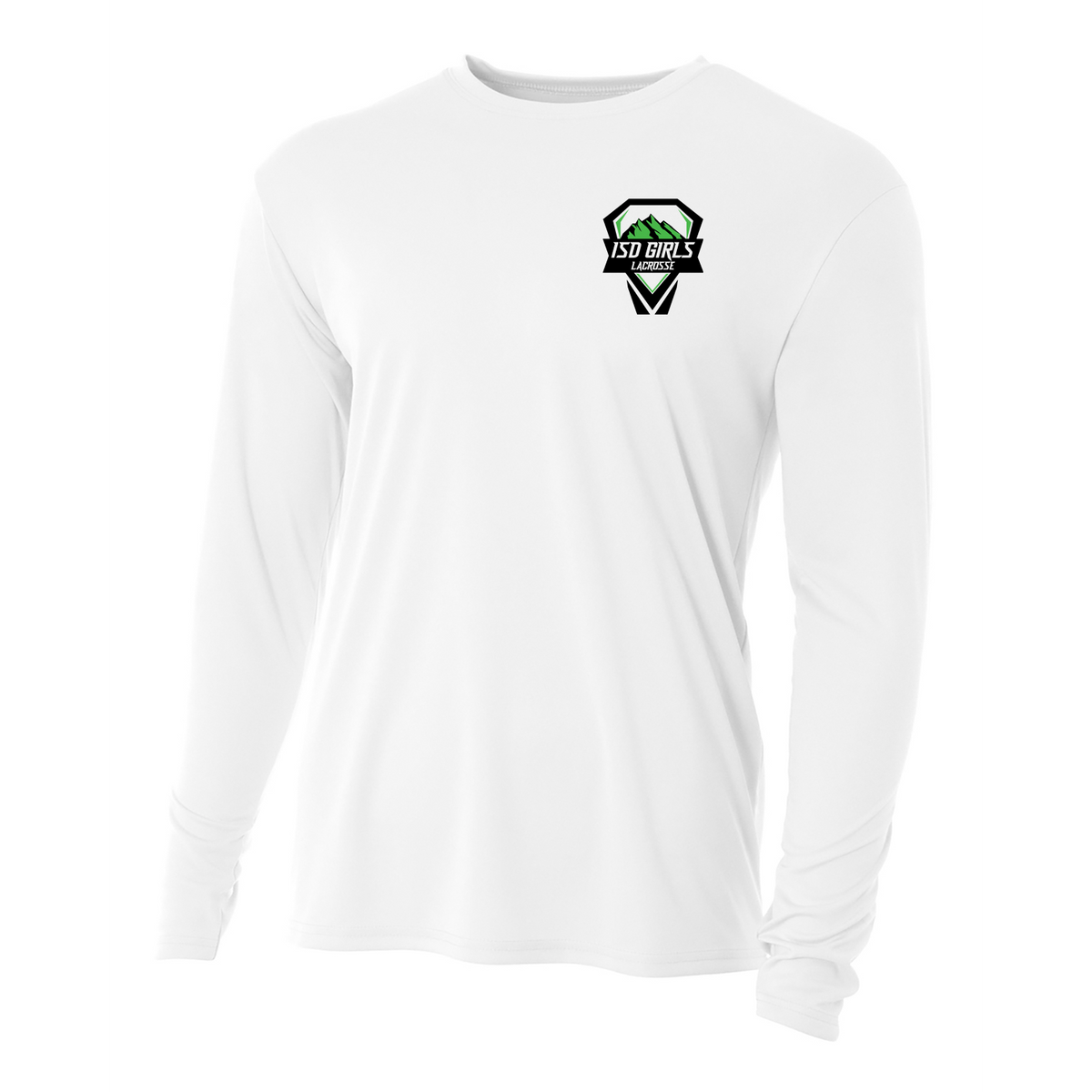 ISD Girl's Lacrosse A4 Cooling Performance Long Sleeve Crew