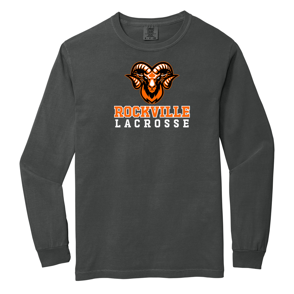 Rockville HS Lacrosse Comfort Colors Heavyweight Long Sleeve Tee
