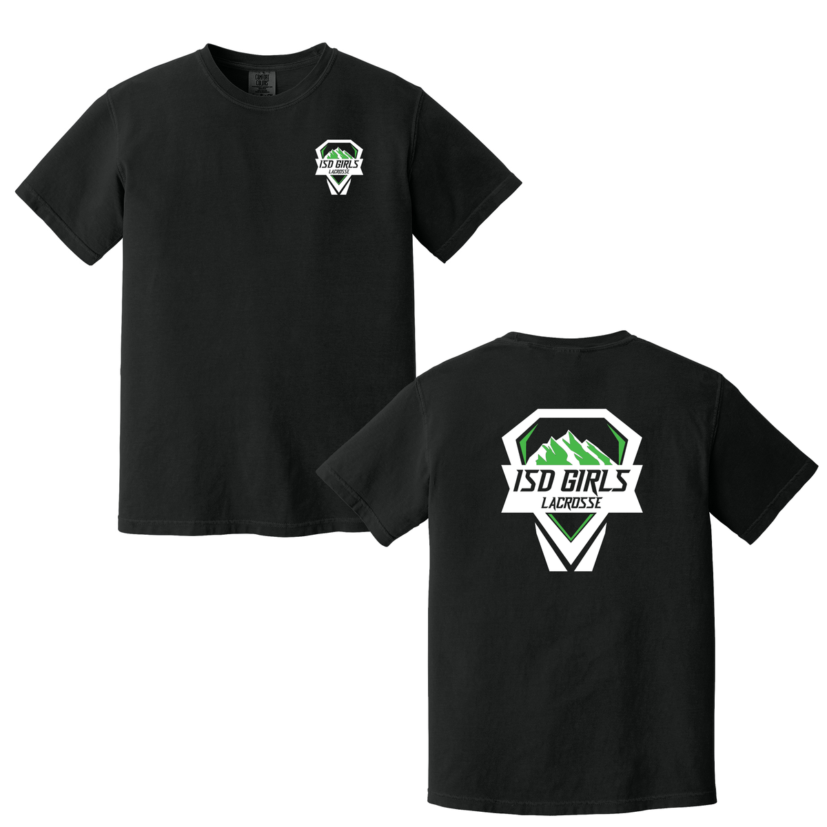 ISD Girl's Lacrosse Comfort Colors Heavyweight T-Shirt