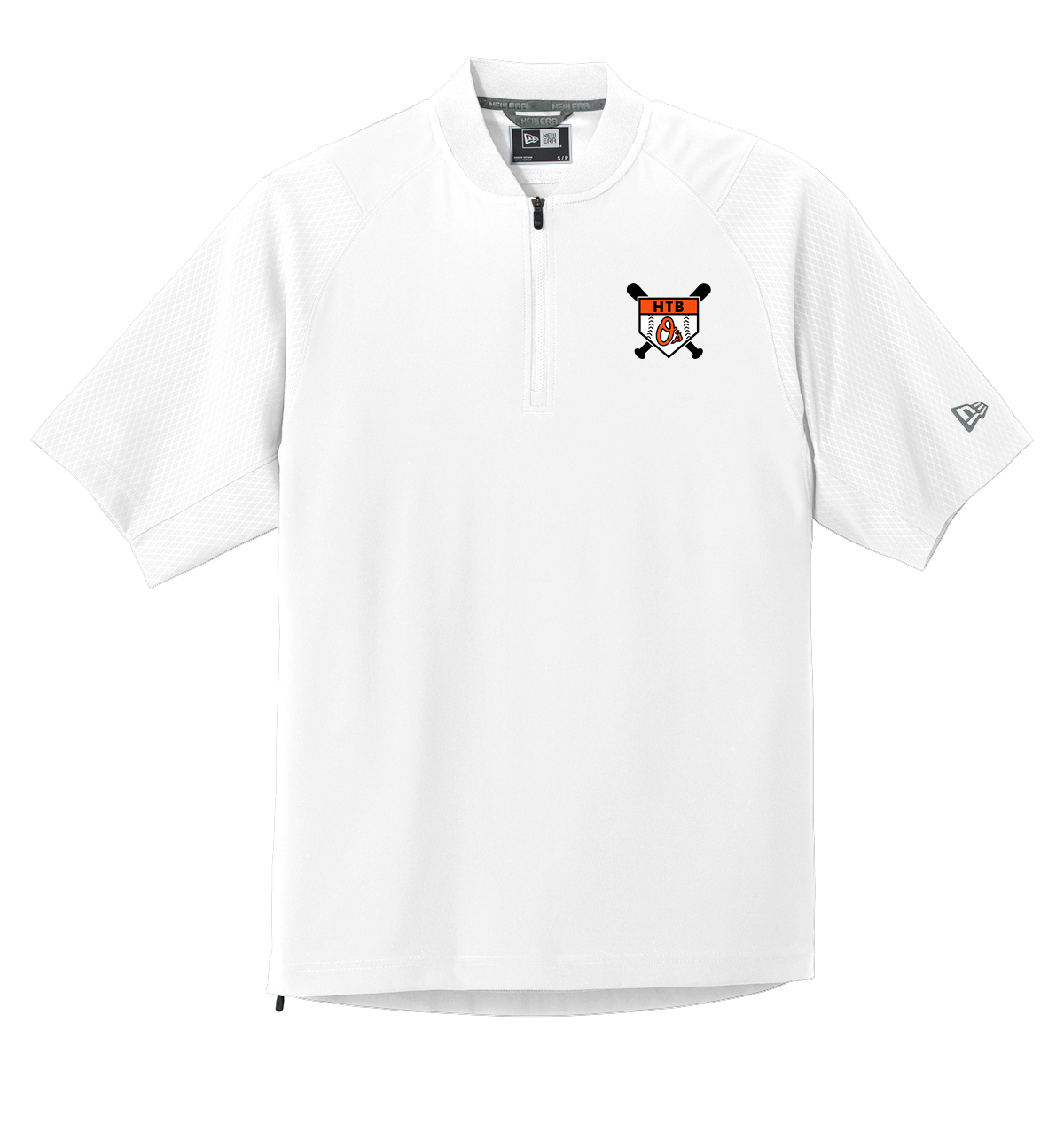 Hayes Travel Baseball New Era Cage Short Sleeve 1/4 Zip