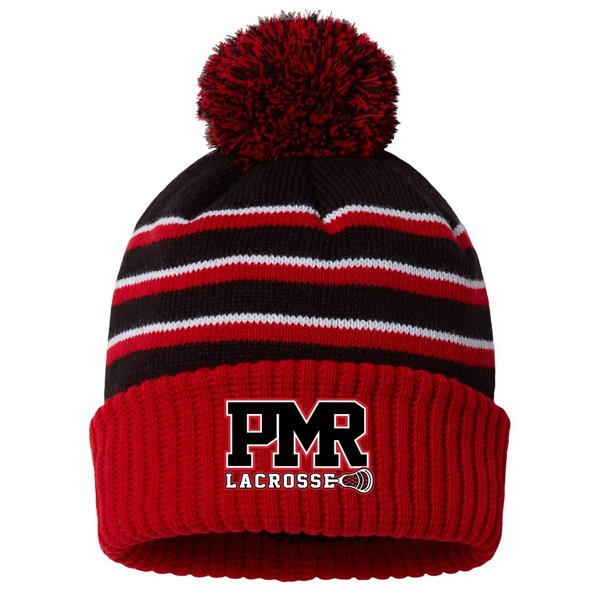PM Raiders Lacrosse Striped Beanie