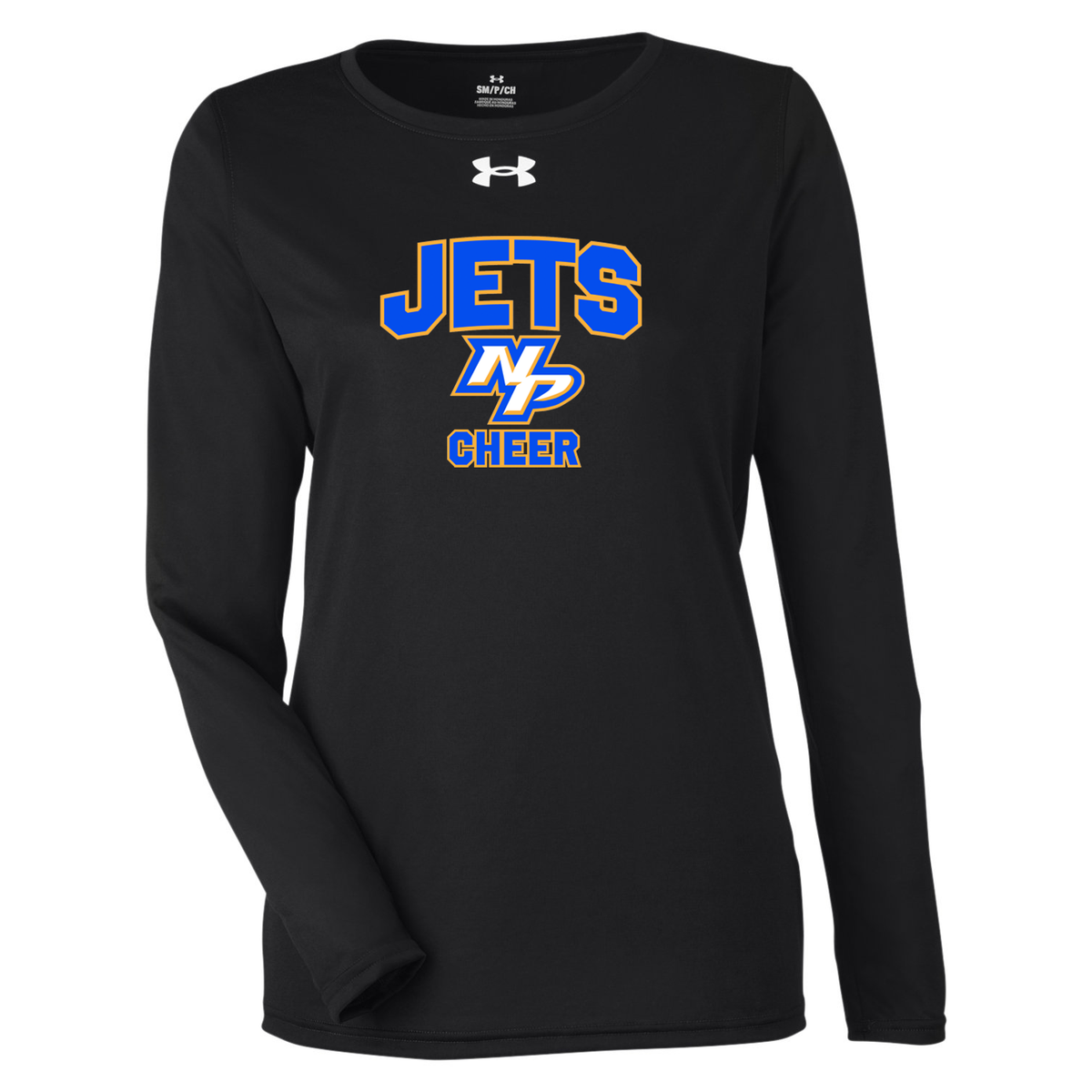 North Providence Jets Cheerleading Under Armour Ladies Tech Long Sleeve Tee