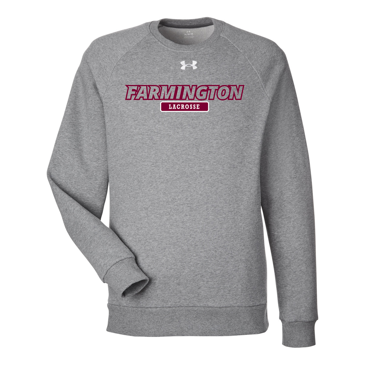 Farmington Lacrosse Under Armour Rival Fleece Crewneck Sweatshirt