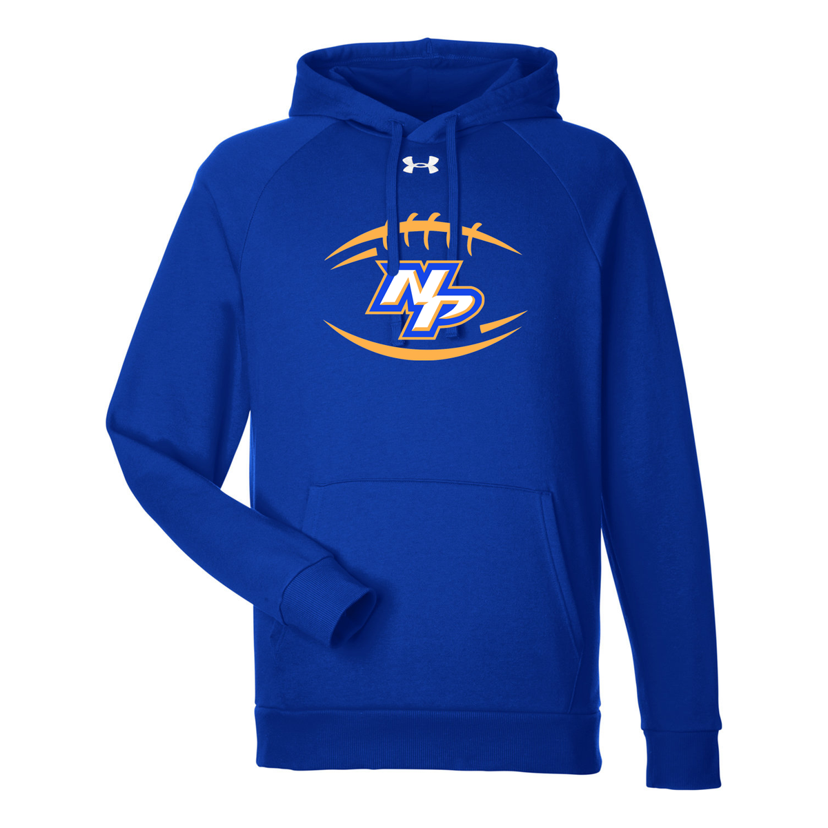 North Providence Jets Football Under Armour Men's Rival Pullover Hooded Sweatshirt