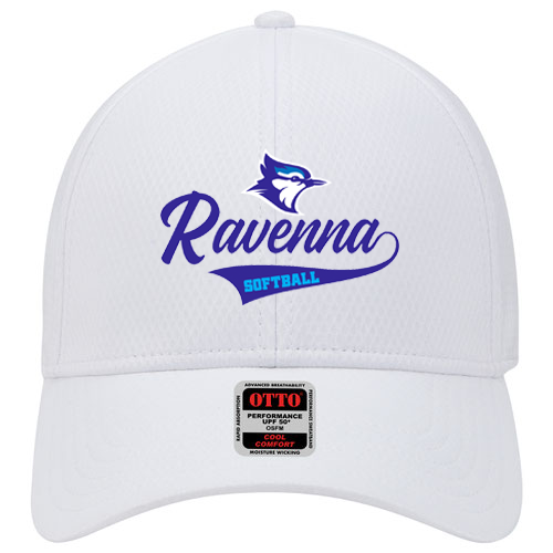 Ravenna Softball UPF 50+ 6 Panel Low Profile Baseball Cap