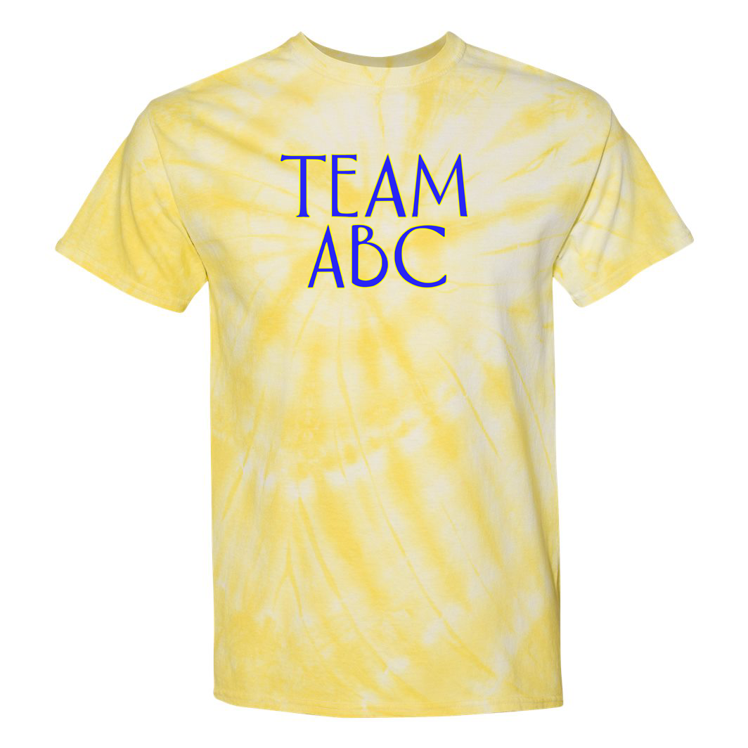 ABC Shoreline Gymnastics Tie-Dye Pinwheel T-Shirt