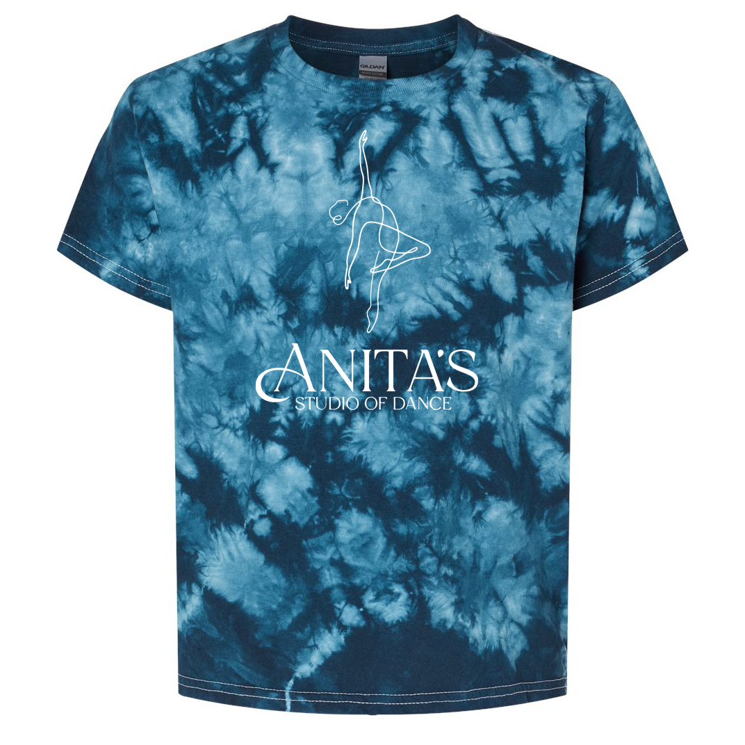 Anita's Studio of Dance Crystal Tie-Dyed T-Shirt