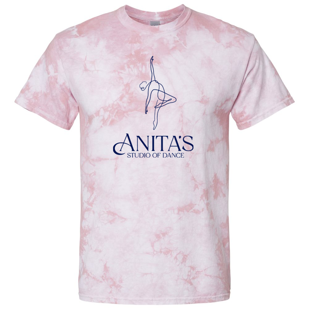 Anita's Studio of Dance Crystal Tie-Dyed T-Shirt
