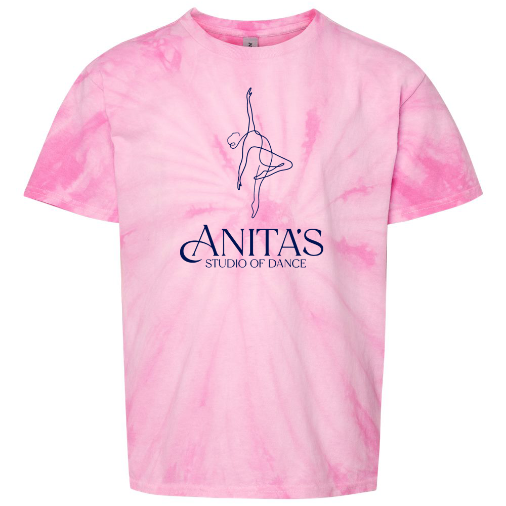 Anita's Studio of Dance Tie-Dye Pinwheel T-Shirt