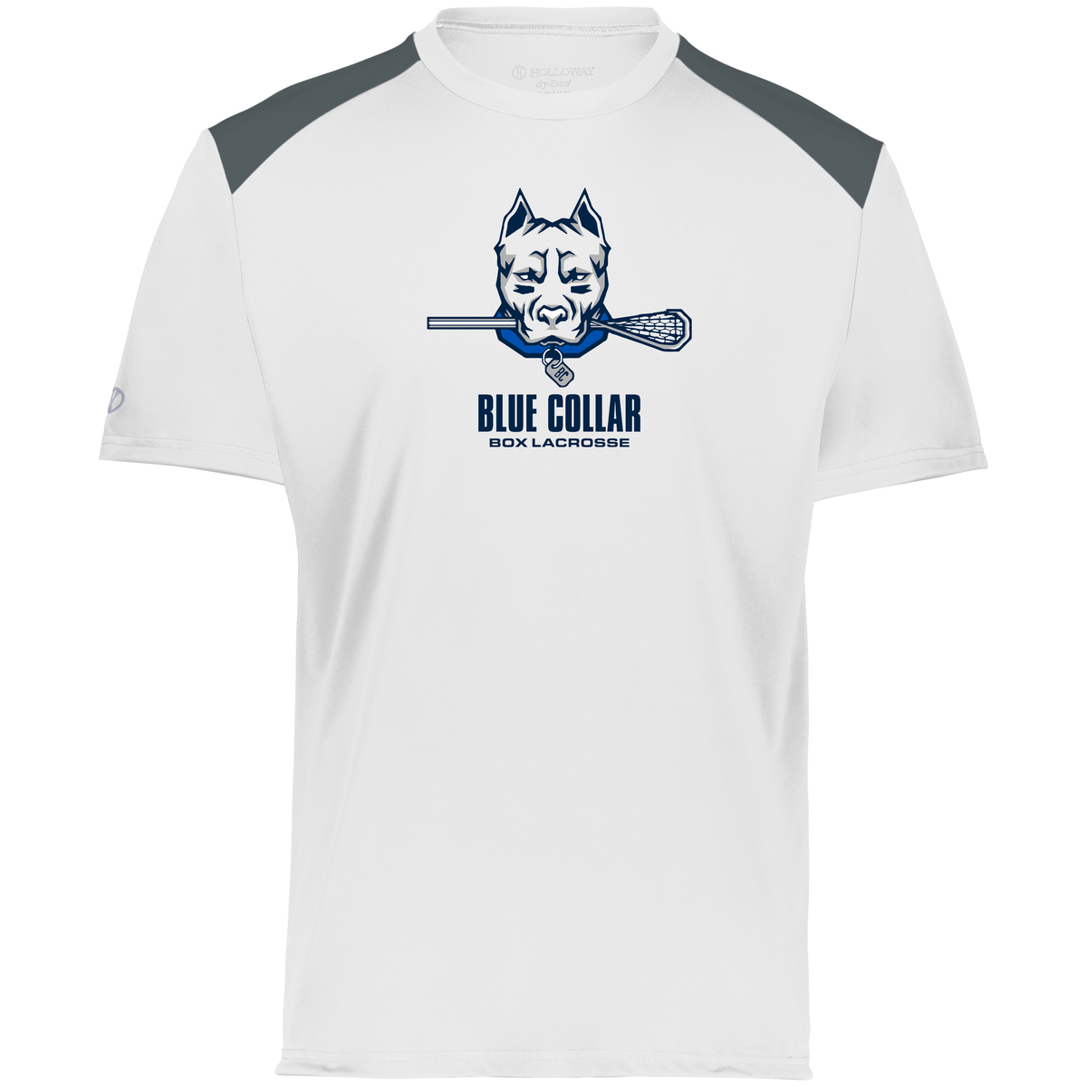 Blue Collar Box Lacrosse Momentum Team Tee