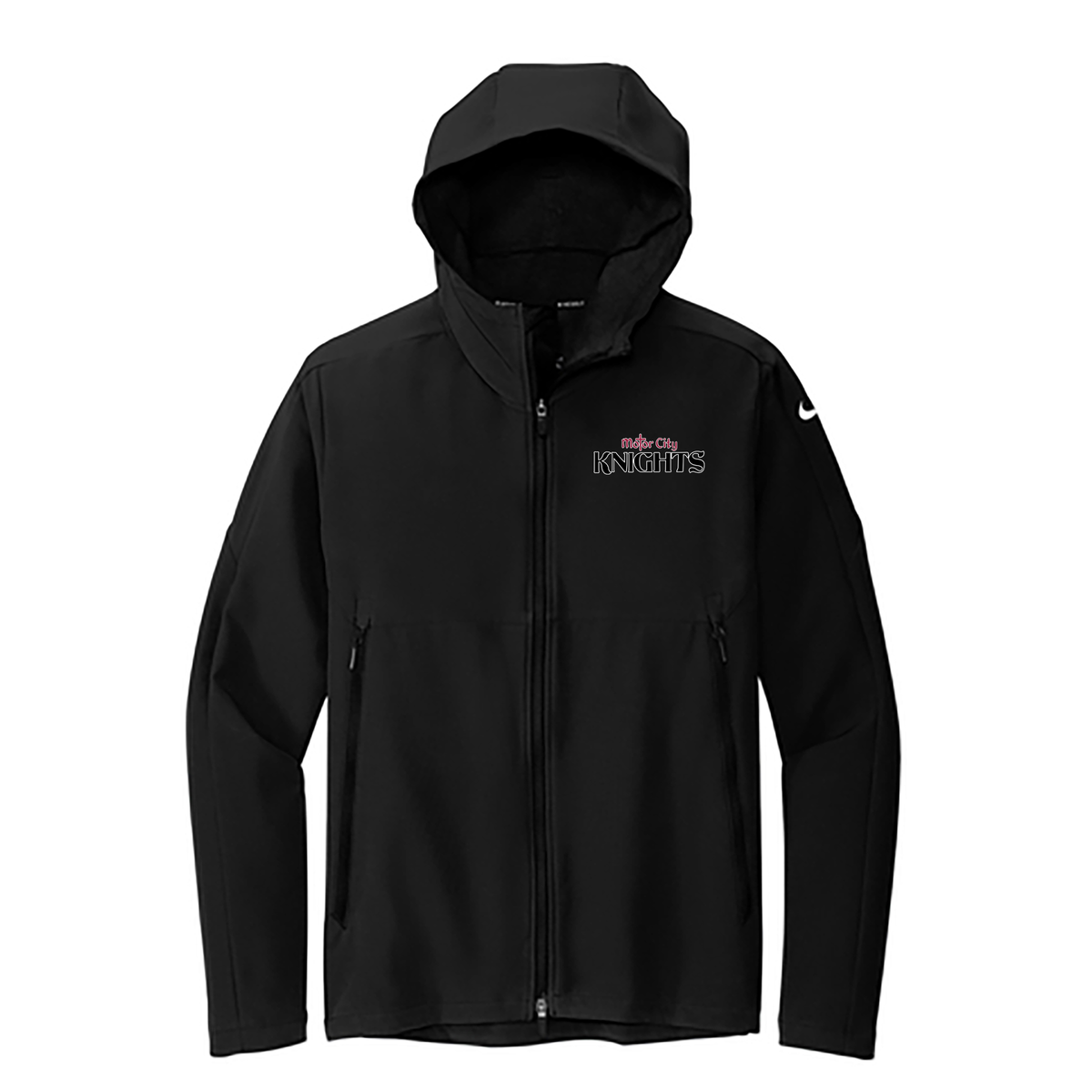 Motor City Knights Lacrosse Nike Hooded Soft Shell Jacket