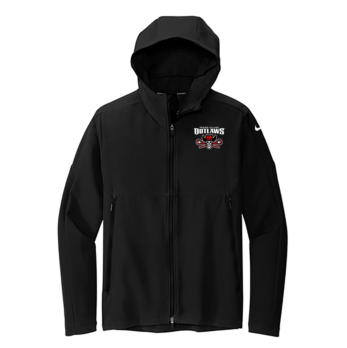 Prairie Village Outlaws Lacrosse Nike Hooded Soft Shell Jacket