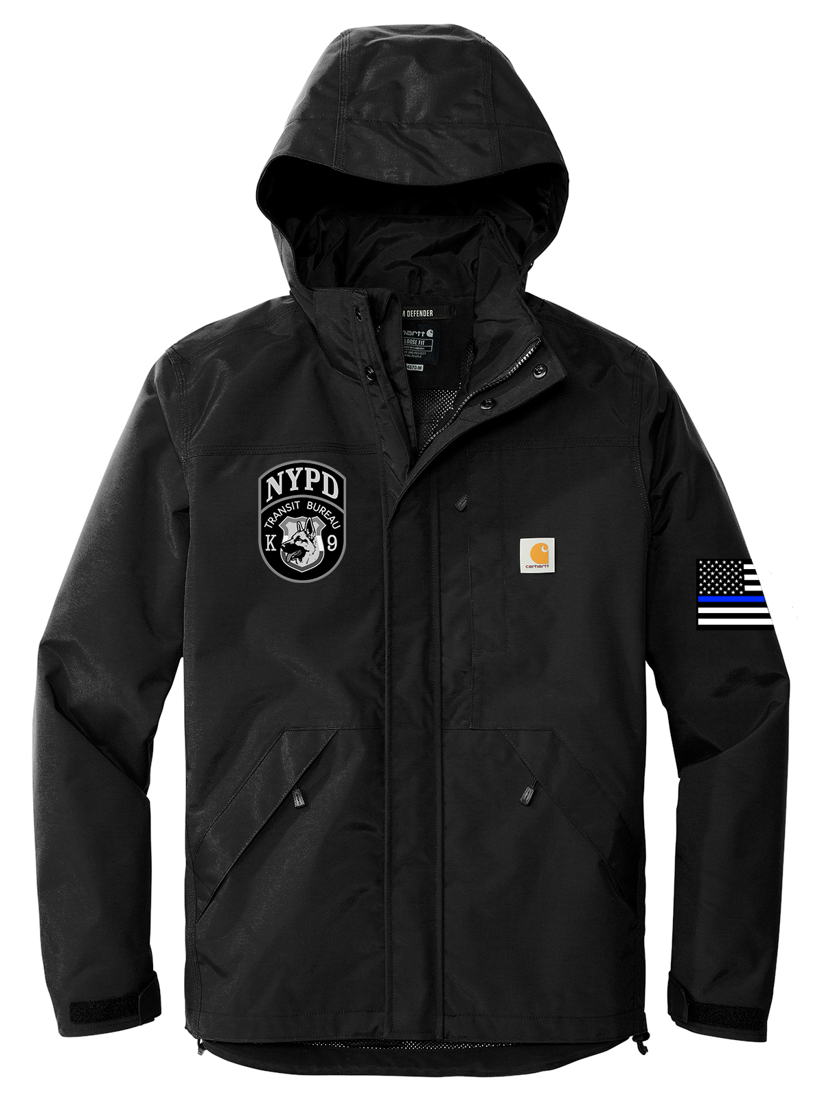 NYPD Transit K9 Carhartt Storm Defender Shoreline Jacket