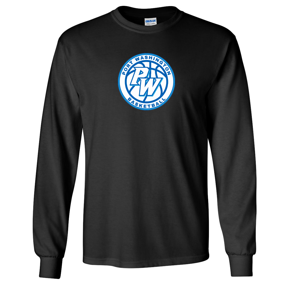 Port Washington Basketball Ultra Cotton Long Sleeve Shirt