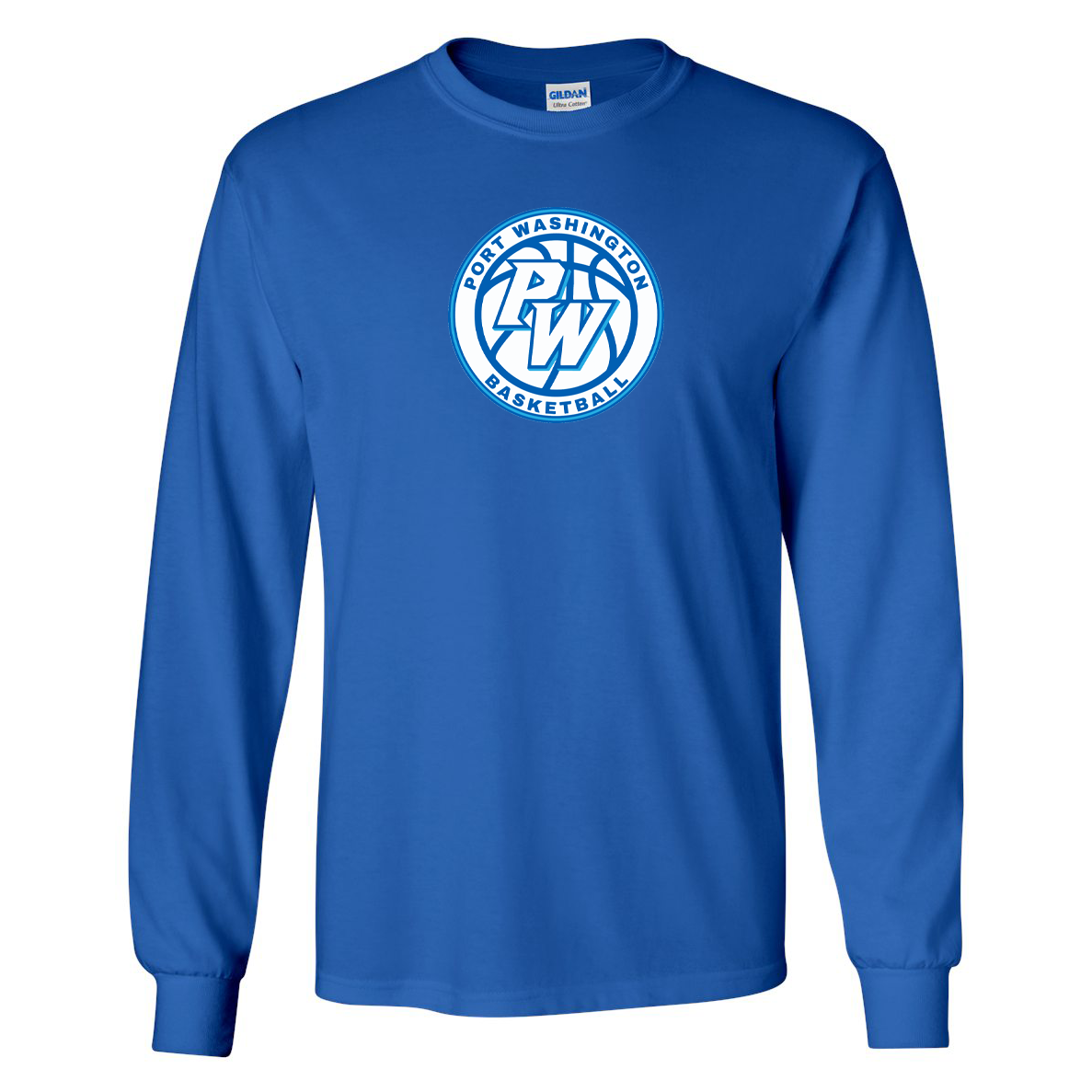 Port Washington Basketball Ultra Cotton Long Sleeve Shirt