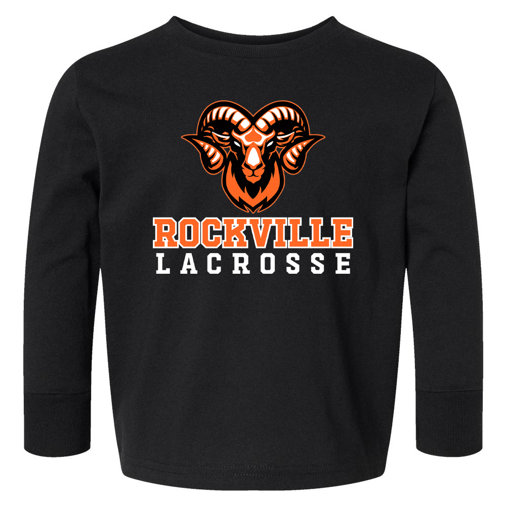 Rockville HS Lacrosse Toddler Long Sleeve Cotton Tee