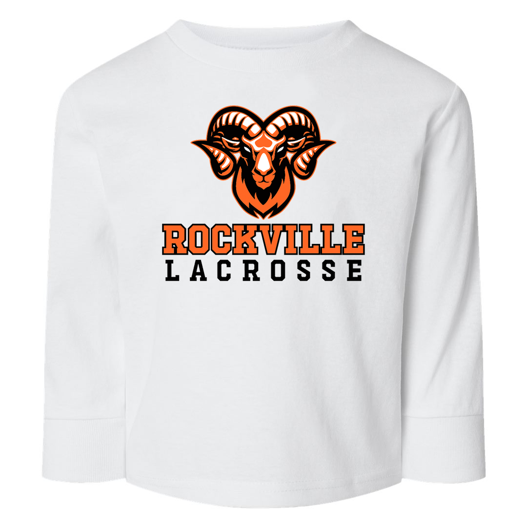 Rockville HS Lacrosse Toddler Long Sleeve Cotton Tee