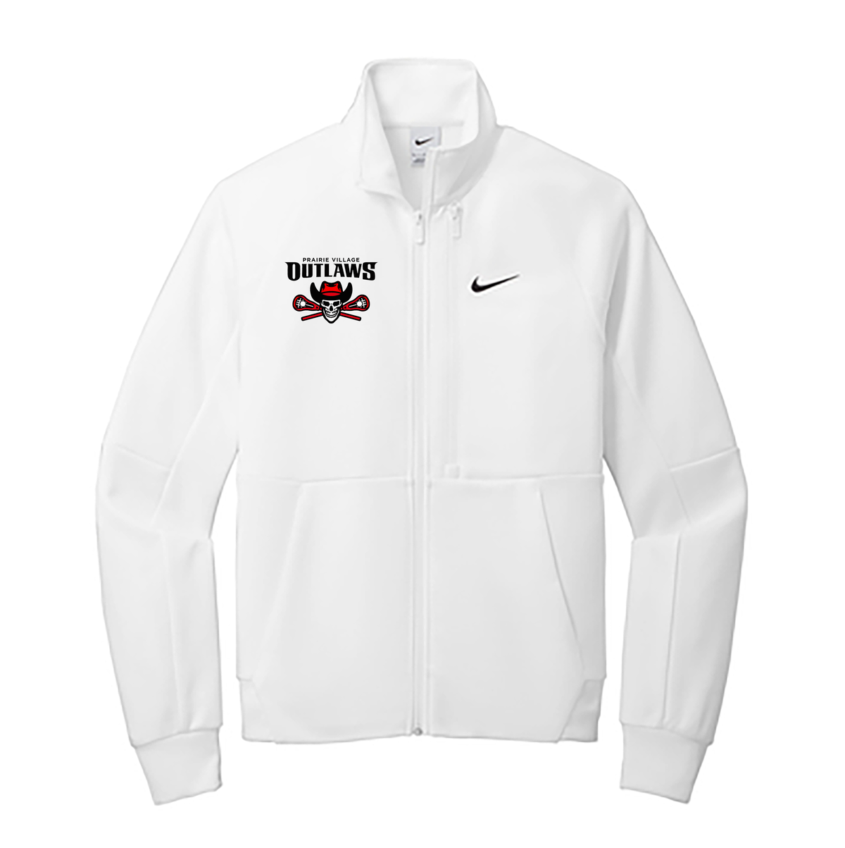 Prairie Village Outlaws Lacrosse Nike Full-Zip Chest Swoosh Jacket