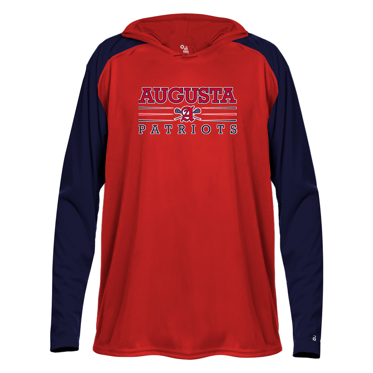 Augusta Patriots Breakout Hooded Long Sleeve Tee