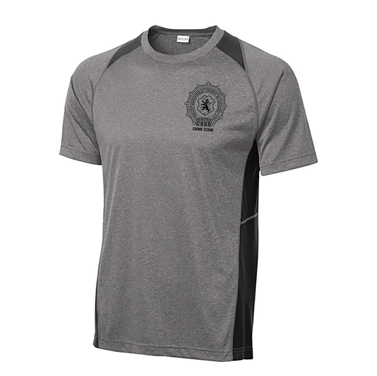 NCPD Crime Scene Heather Colorblock Contender Tee