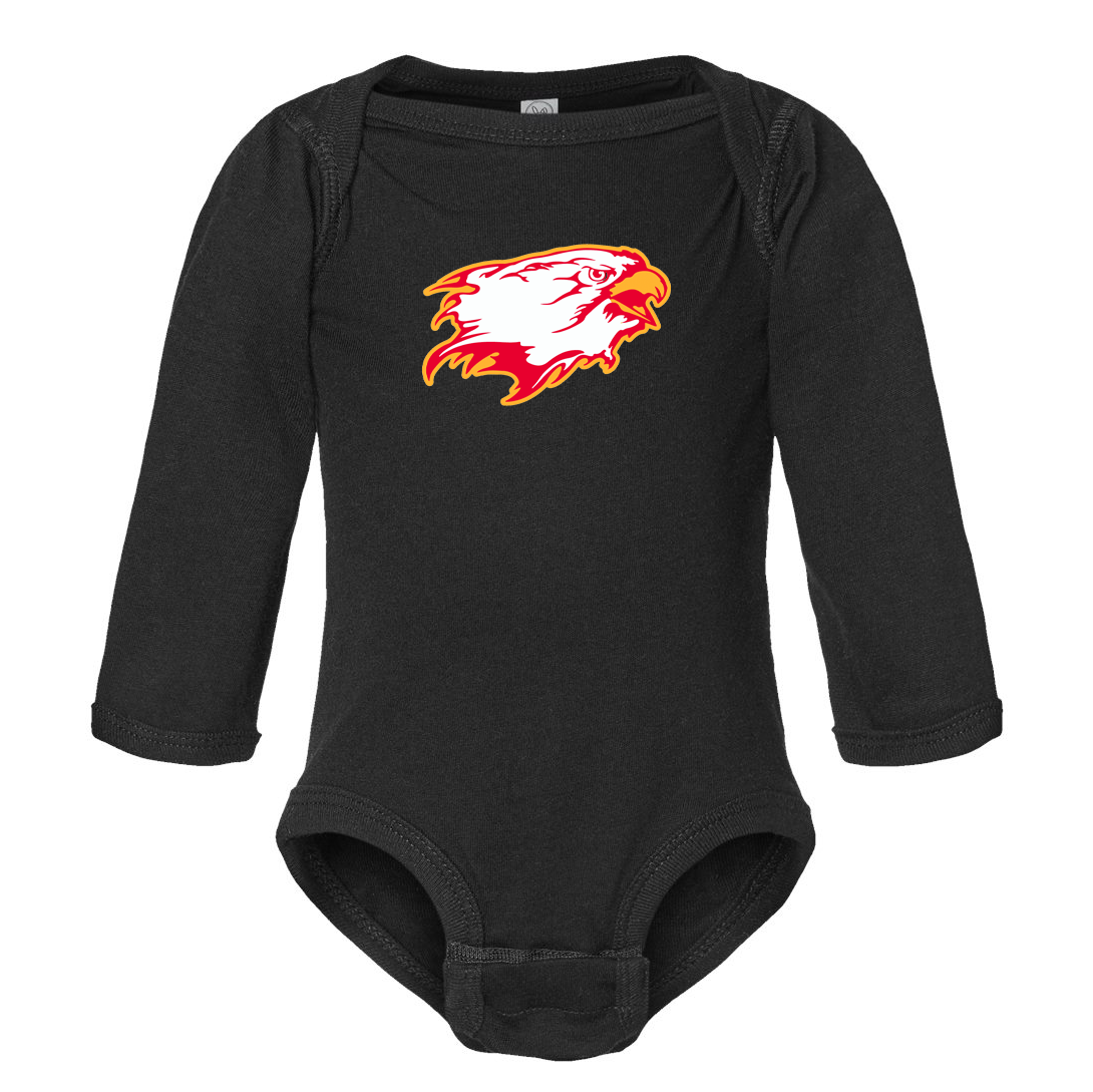 Falcons Lacrosse Club Infant Fine Jersey Long Sleeve Bodysuit