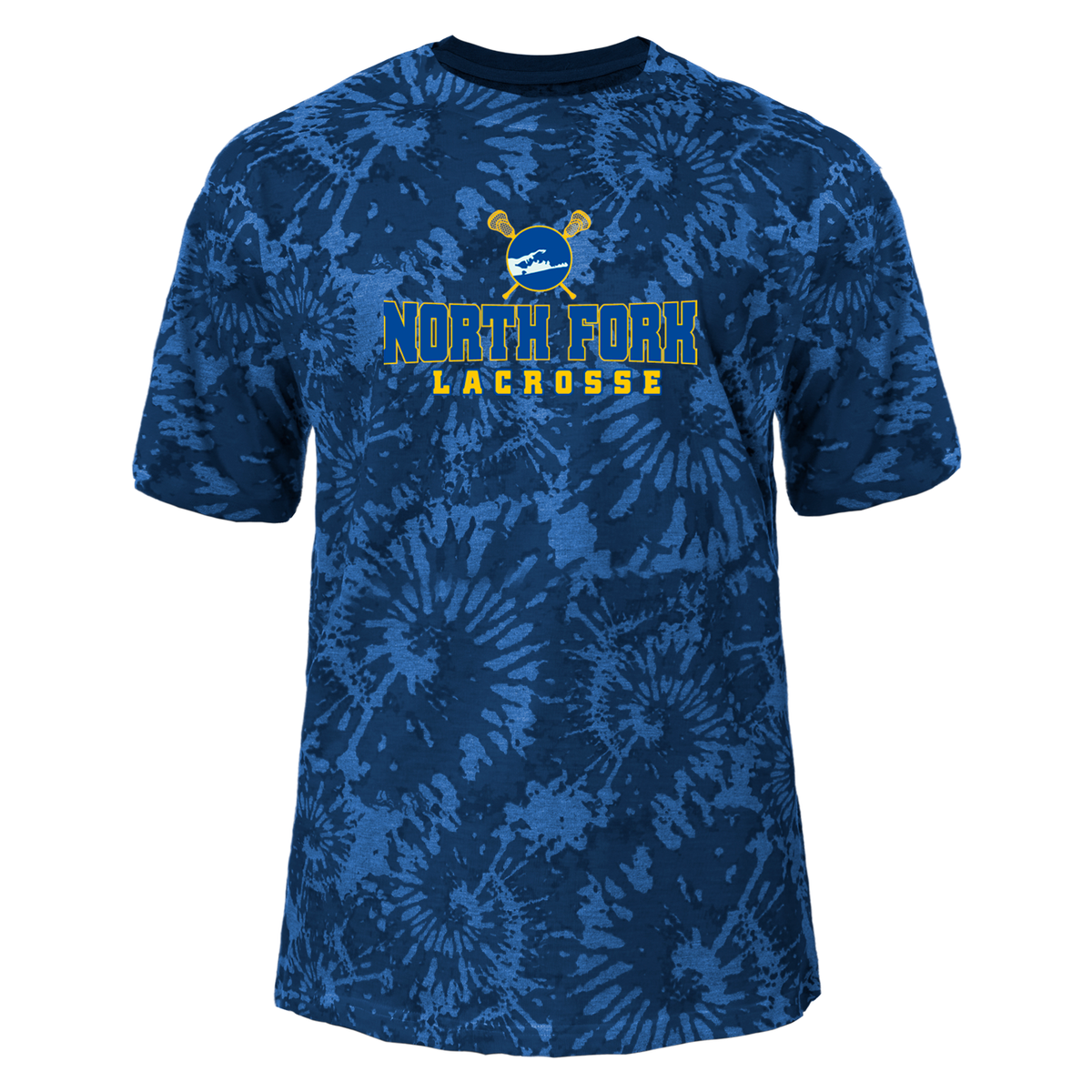 North Fork Lacrosse Tie Dye Blend Tee