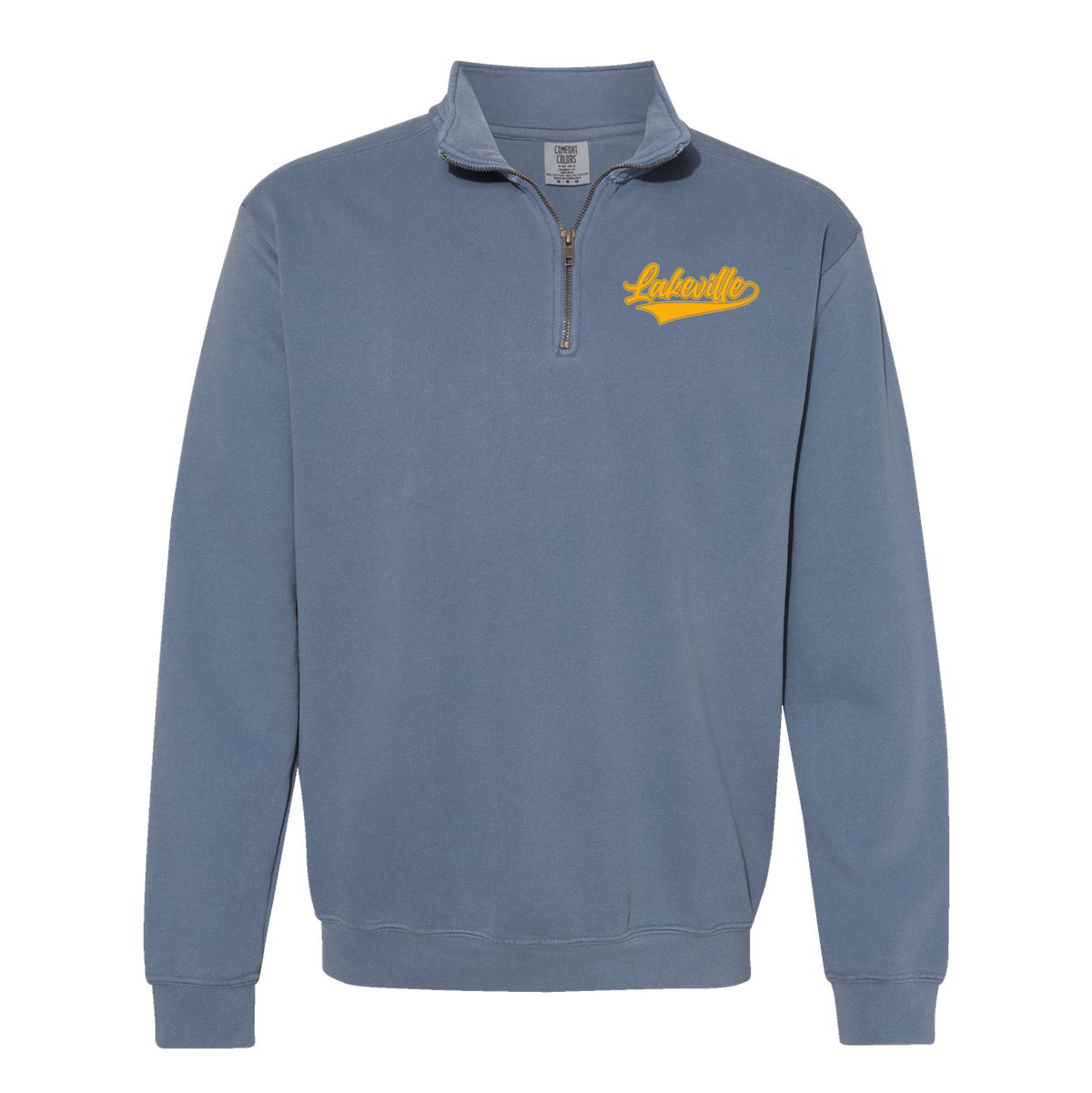 Lakeville Lions Comfort Colors Garment-Dyed Quarter-Zip Sweatshirt