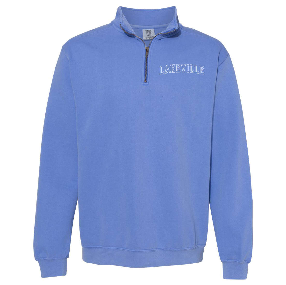 Lakeville Lions Comfort Colors Garment-Dyed Quarter-Zip Sweatshirt