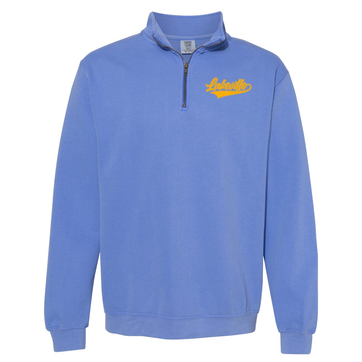 Lakeville Lions Comfort Colors Garment-Dyed Quarter-Zip Sweatshirt