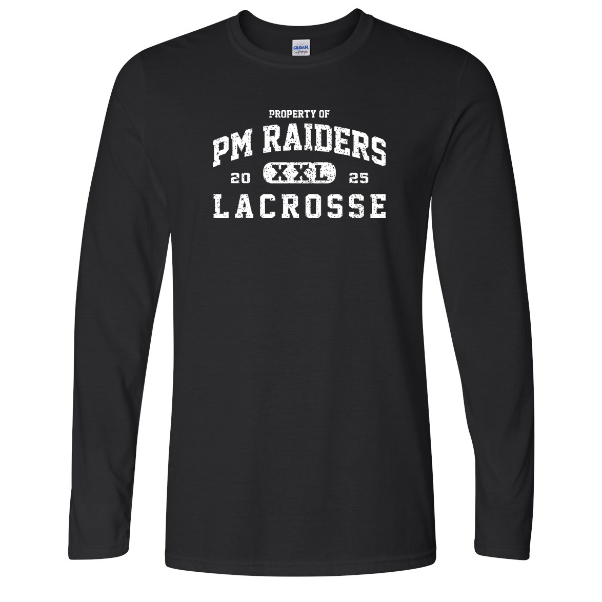 PM Raiders Lacrosse Softstyle Long Sleeve
