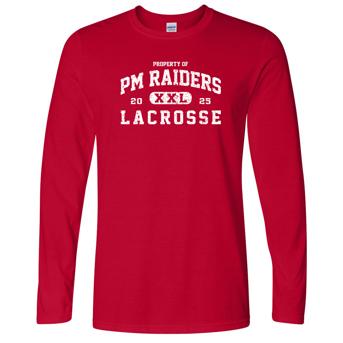PM Raiders Lacrosse Softstyle Long Sleeve
