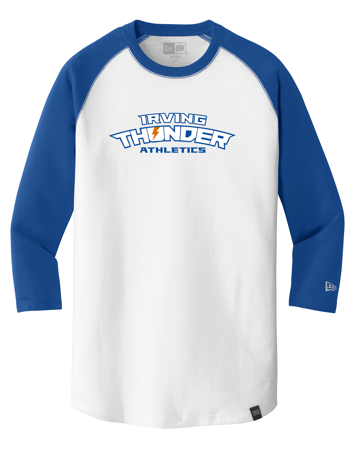 Islamic School of Irving Athletics New Era Heritage Blend 3/4-Sleeve Baseball Raglan Tee