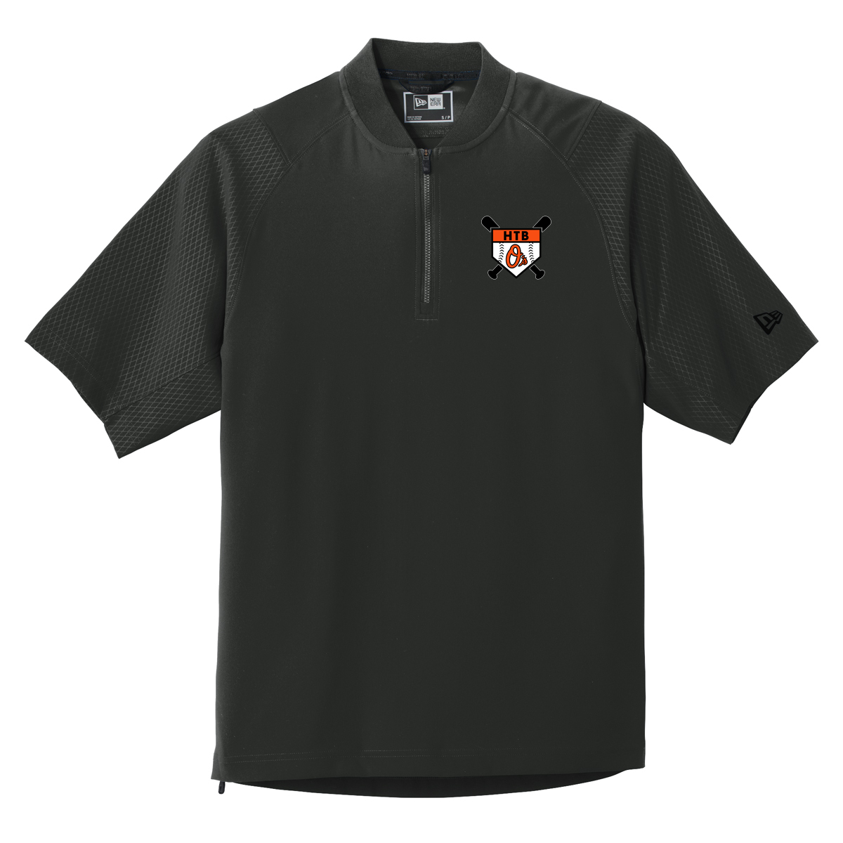 Hayes Travel Baseball New Era Cage Short Sleeve 1/4 Zip