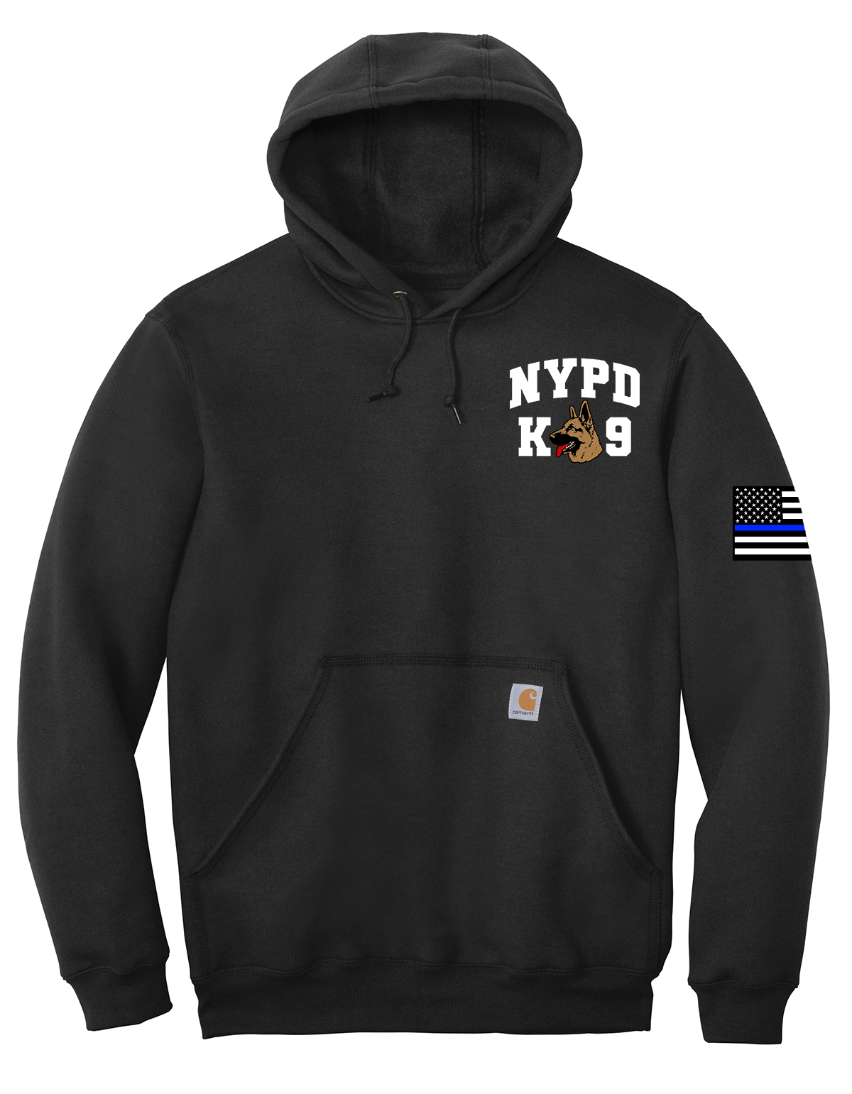 NYPD Transit K9 Carhartt Midweight Hooded Sweatshirt