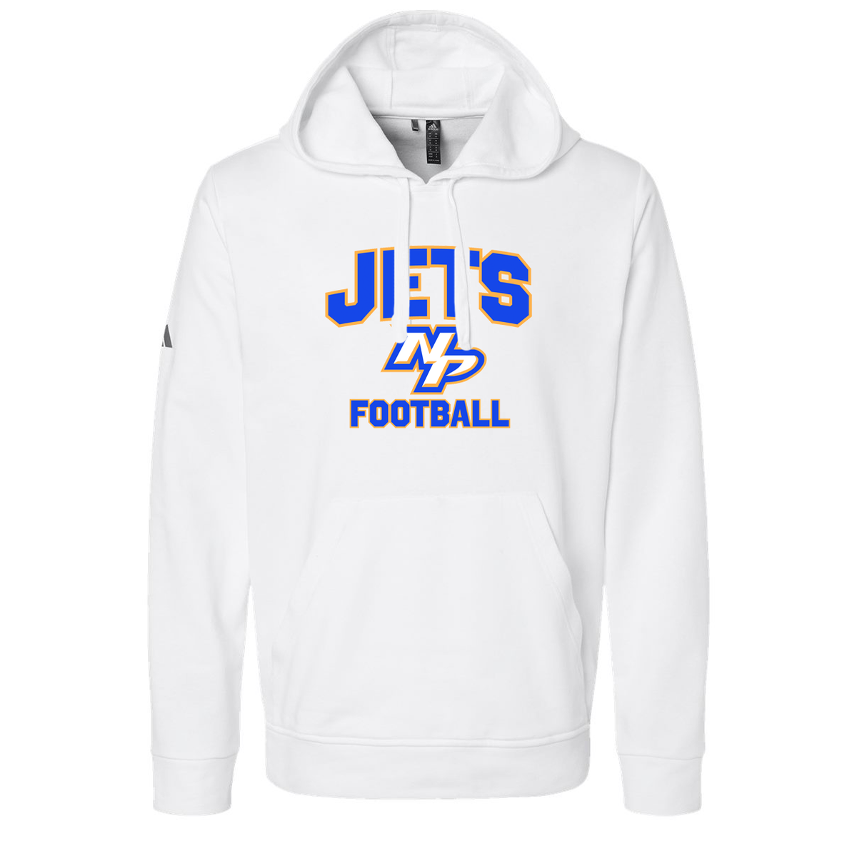 North Providence Jets Football Adidas Fleece Hooded Sweatshirt