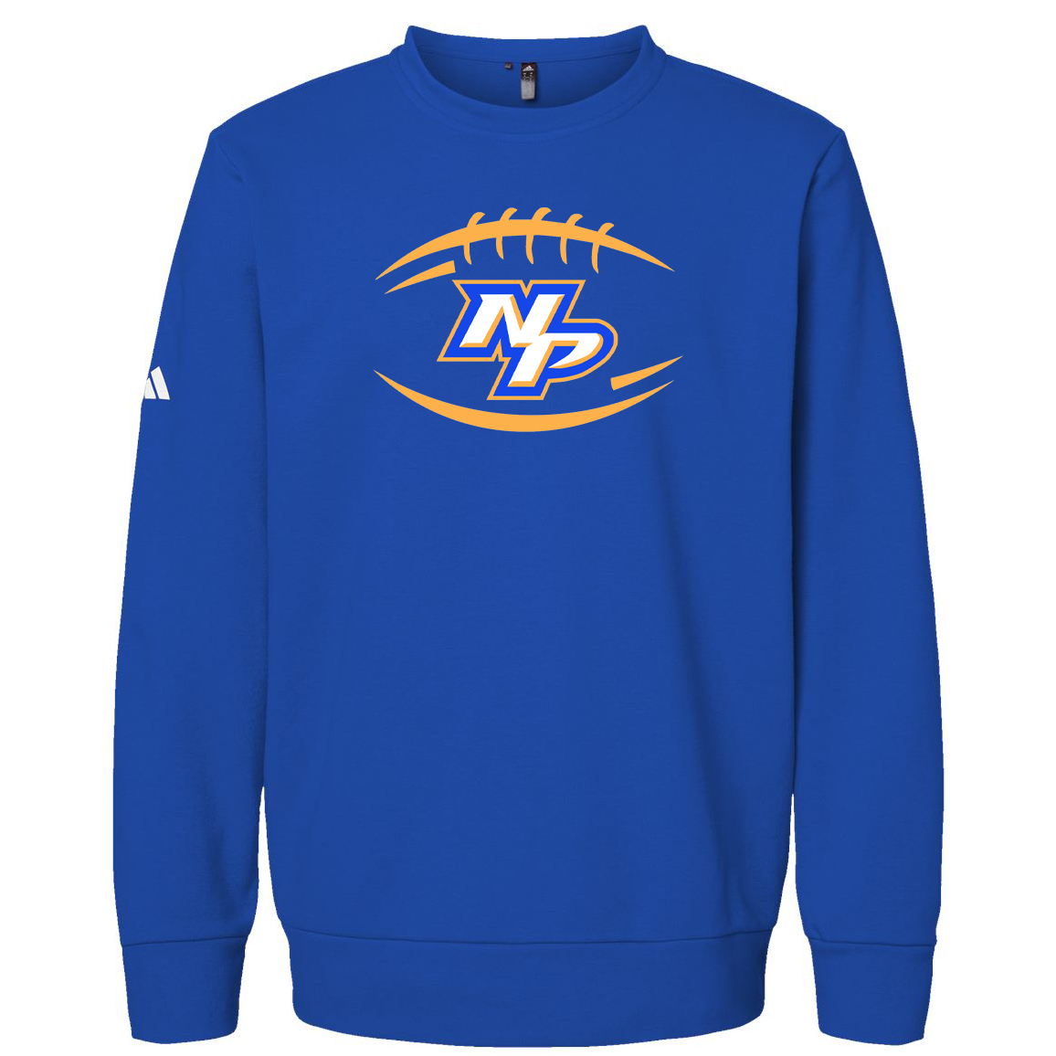 North Providence Jets Football Adidas Fleece Crewneck Sweatshirt