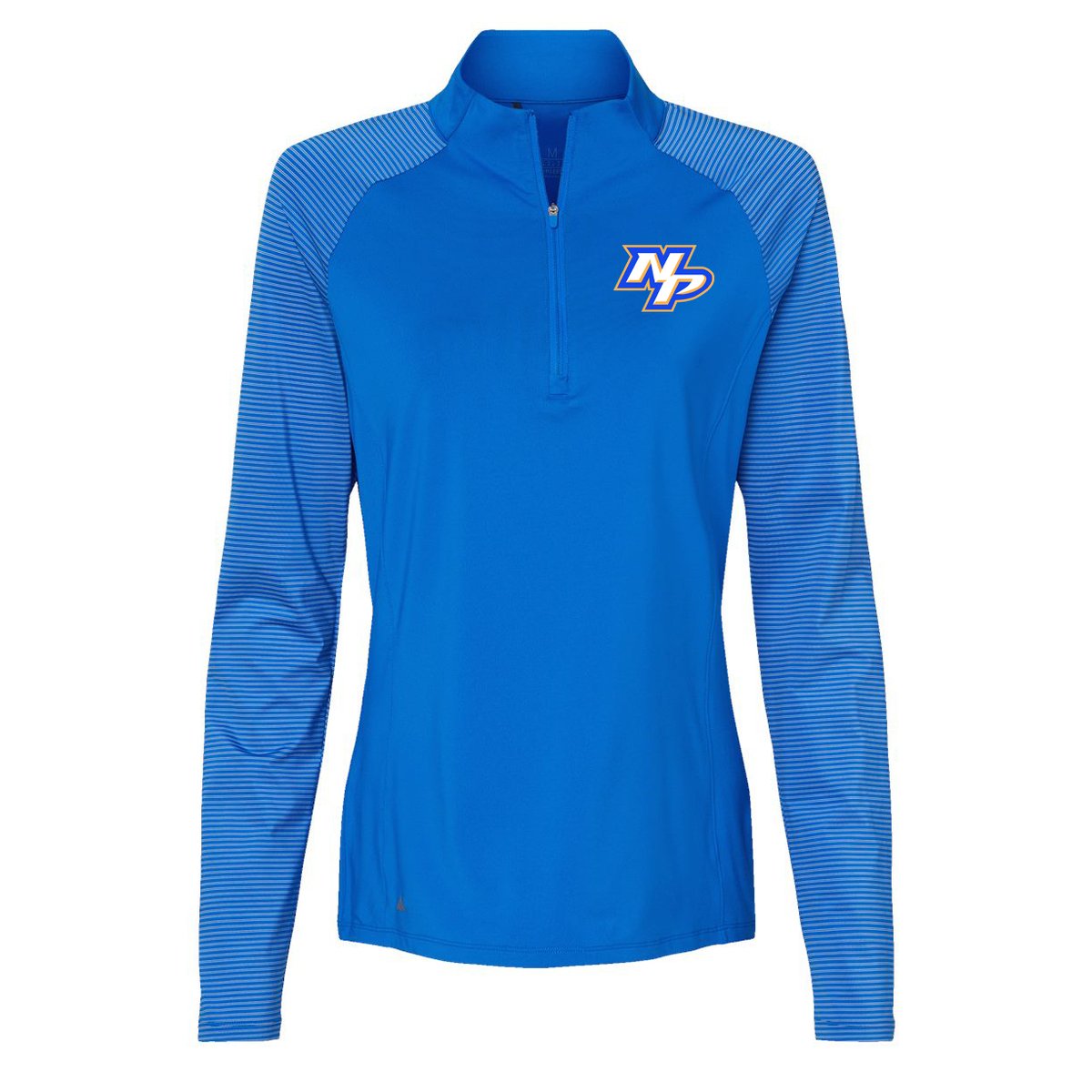 North Providence Jets Cheerleading Adidas Women's Stripe Block Quarter-Zip Pullover