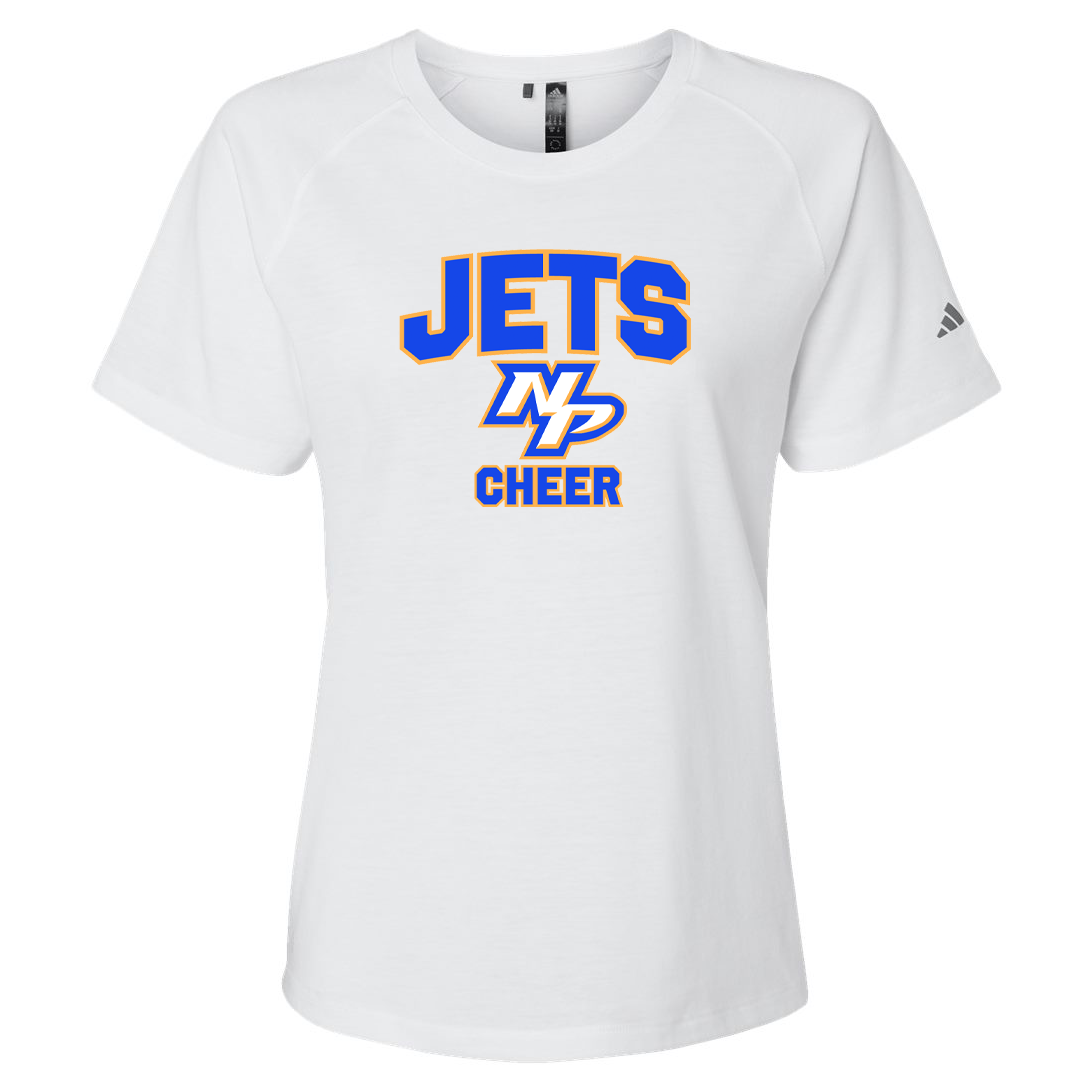 North Providence Jets Cheerleading Adidas Ladies Blended T-Shirt