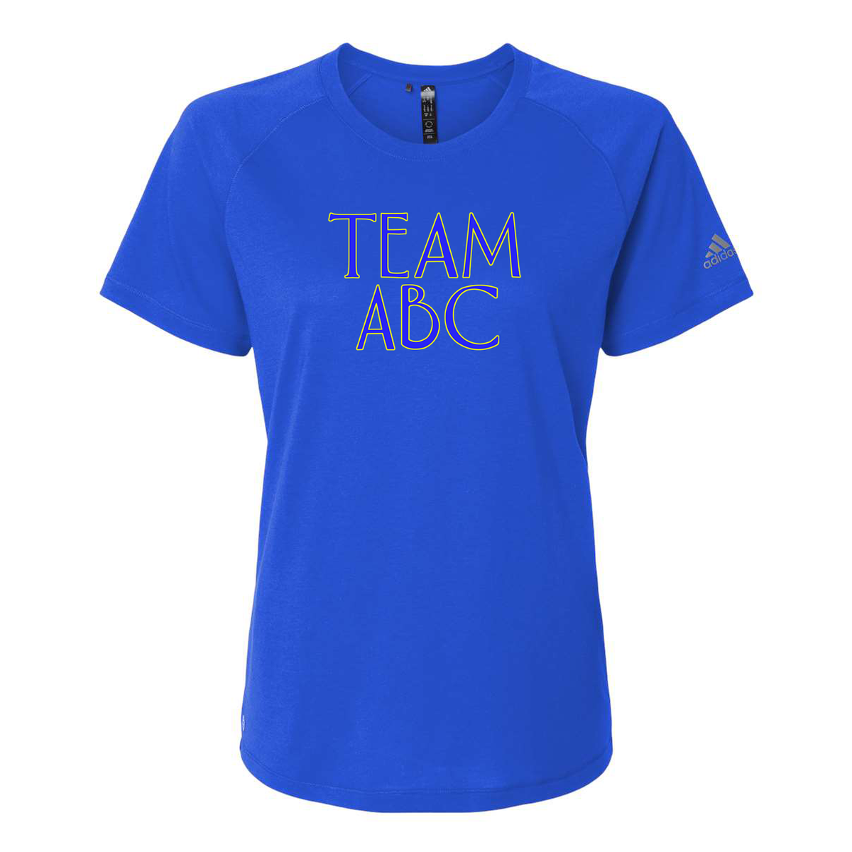 ABC Shoreline Gymnastics Adidas Ladies Blended T-Shirt