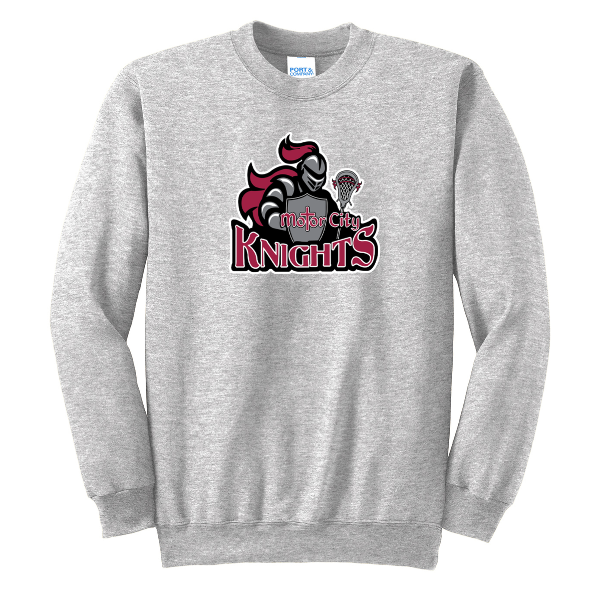 Motor City Knights Lacrosse Crew Neck Sweater