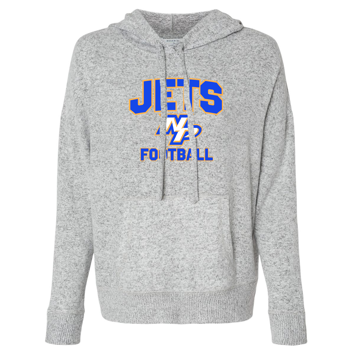 North Providence Jets Football Women's Cuddle Fleece Hooded Pullover